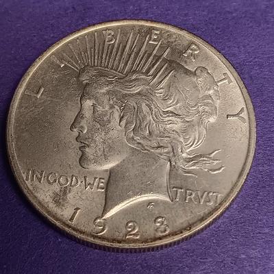 1923 PEACE SILVER DOLLAR