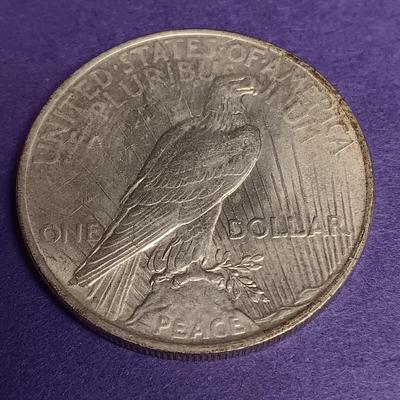 1923 PEACE SILVER DOLLAR