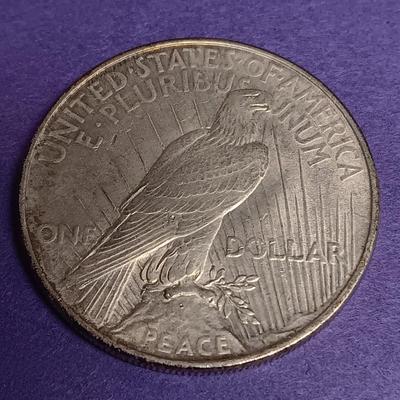1922 PEACE SILVER DOLLAR
