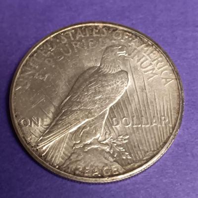 1925 PEACE SILVER DOLLAR