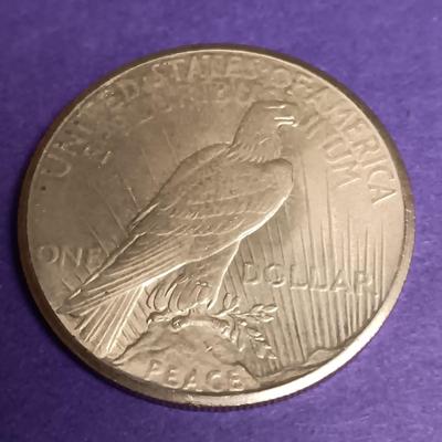 1927 PEACE SILVER DOLLAR