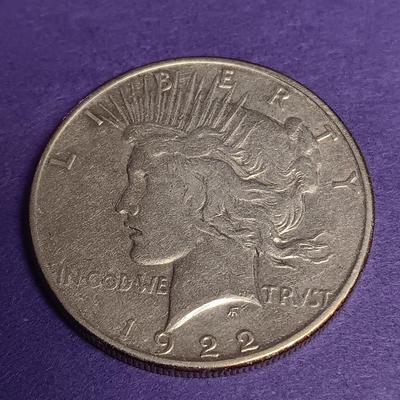 1922 & 1924 PEACE SILVER DOLLARS