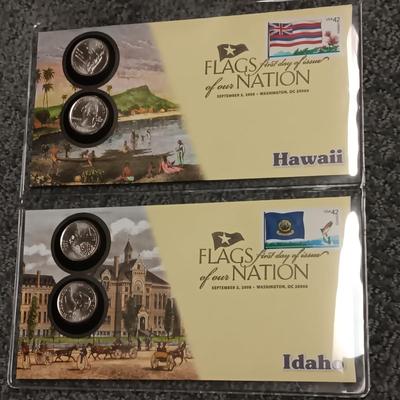 FLAGS OF OUR NATION UNC STATE QUARTERS