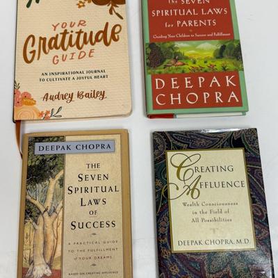 4 Book Lot of Spiritual Healing Books