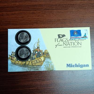 FLAGS OF OUR NATION UNC STATE QUARTERS