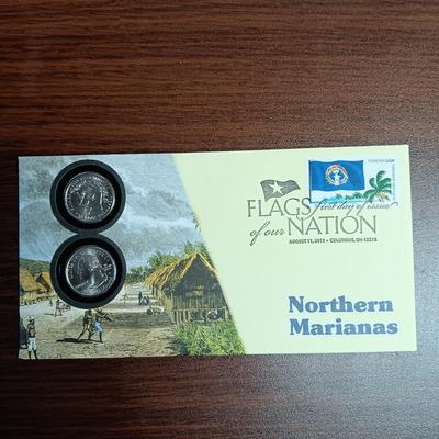 FLAGS OF OUR NATION UNC STATE QUARTERS
