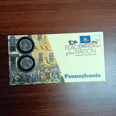 FLAGS OF OUR NATION UNC STATE QUARTERS