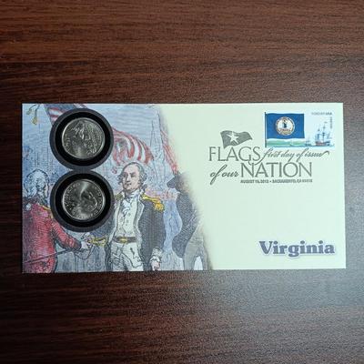 FLAGS OF OUR NATION UNC STATE QUARTERS