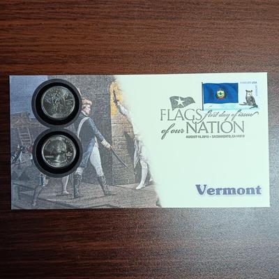 FLAGS OF OUR NATION UNC STATE QUARTERS
