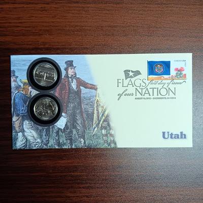 FLAGS OF OUR NATION UNC STATE QUARTERS