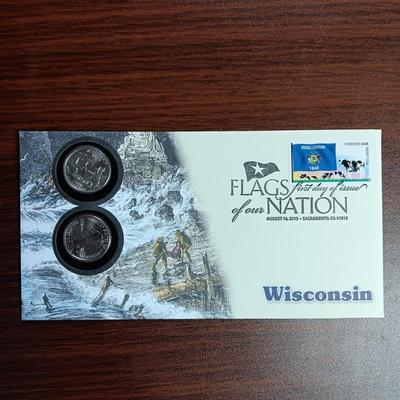 FLAGS OF OUR NATION UNC STATE QUARTERS