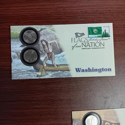 FLAGS OF OUR NATION UNC STATE QUARTERS