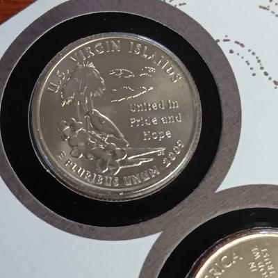 FLAGS OF OUR NATION UNC STATE QUARTERS