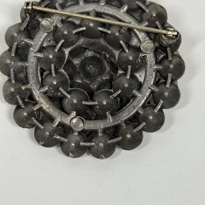 Vintage Rhinestone Brooch Pin