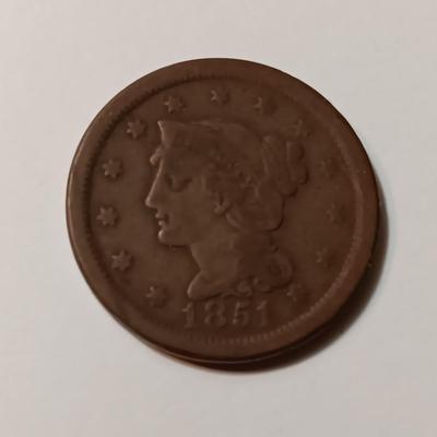 1835 & 1851 LARGE CENTS