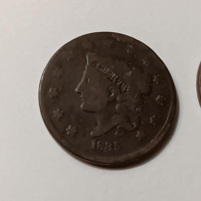 1835 & 1851 LARGE CENTS