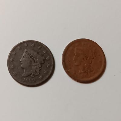 1832 & 1852 LARGE CENTS