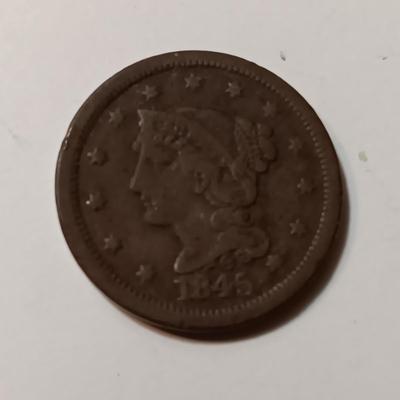 1853 & 1845 LARGE CENTS