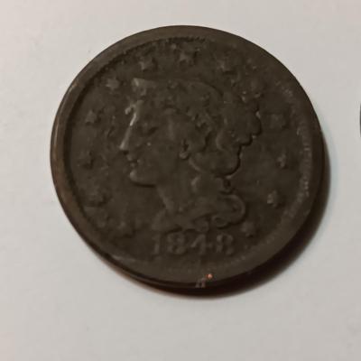 1848 & 1828 LARGE CENTS