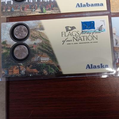 FLAGS OF OUR NATION UNC STATE QUARTERS