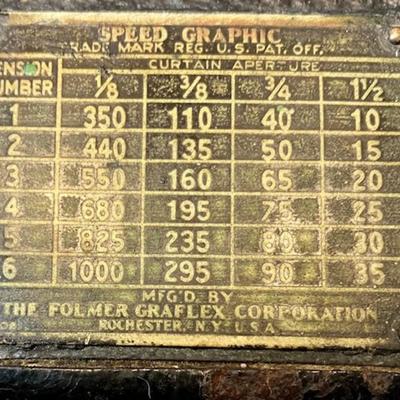 Graflex Speed Graphic Camera