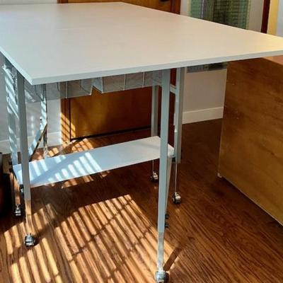 Rolling Craft/Sewing Table