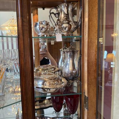 Lot 12: American of Martinsville China Hutch & More