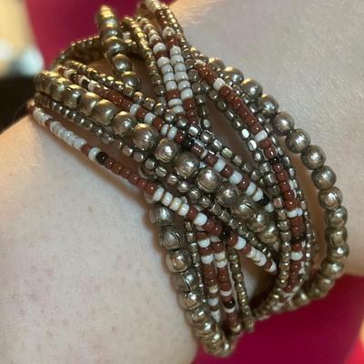 Stretch thick bangle