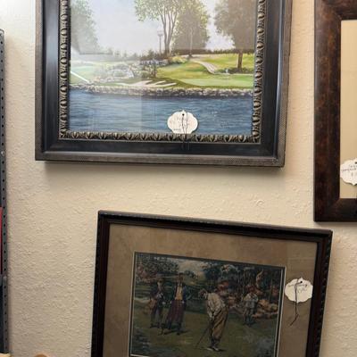 Lot 22: Golf Art , Media & More