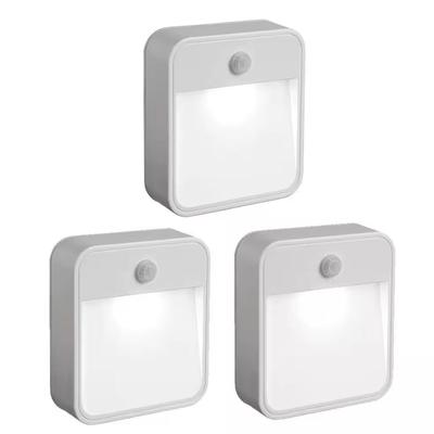 Indoor/ Outdoor Battery Powered Motion Activated 20 Lumen LED Stick Anywhere Light (3-Pack)