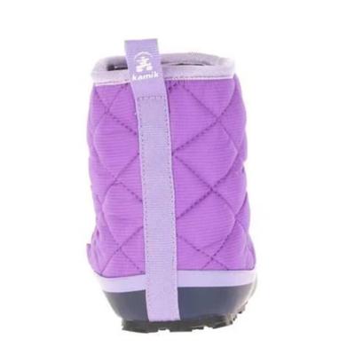 Toddler Size 10 - Lavender Kamik Vegan Puffy Quilted Mid Slipper - Comfortable, Warm, Breathable Indoor/Outdoor Slippers for Kids Toddlers