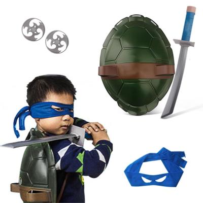 Turtle Shell Boys Toys Role Playing Costume, Turtle Pretend Prop Mask, Carnival, Halloween Costume Party Favors for Kids - Kids 4-6 Years...