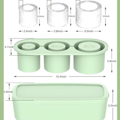 Mint Green Stanley Ice Mold – Stanley Cup Ice Mold – Ice Mold for Stanley Cup – Stanley Ice Cube Mold – Tumbler Ice Mold – Ice Cube Tray...