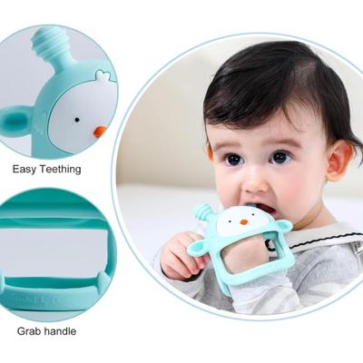 Baby Teether, Silicone Teething Toys for Babies 0-6 Months, Never Drop Baby Teething Toys - Infant Toddler Baby Chew Toys for Teething...