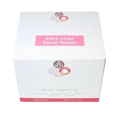 50 Pack XL (10" x 12") Face Cleaning Towels USDA Biobased, Disposable & Ultra Soft Facial Towels - Dry & Wet Use,...