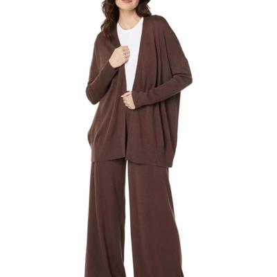 Size Large LYR by Splendid Women’s Dahlia Sweater Pants in Cacao Brown