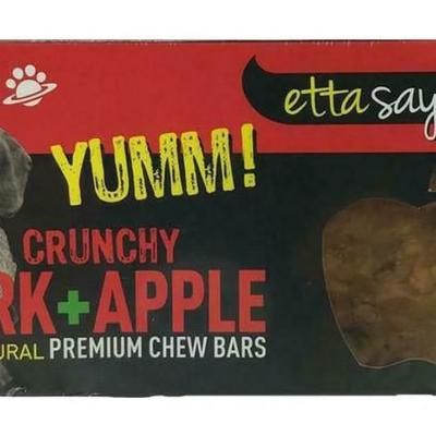 Etta Says Grain Free Crunchy Pork Chew Bars for Dog