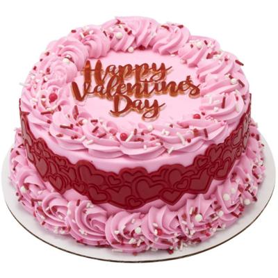 24 Pieces Valentine's Day Script Foil Plastic Cake Toppers