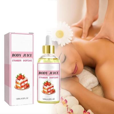 2-Pack Body Juice Oil Body Juice Oil,Body Juice Oil Strawberry Shortcake,120ml Hand crafted Body Oil for Women