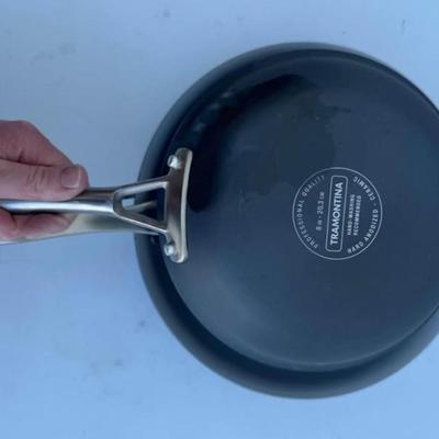 A - Tramontina 3-pack Hard Anodized Aluminum Ceramic Nonstick Fry Pan Set