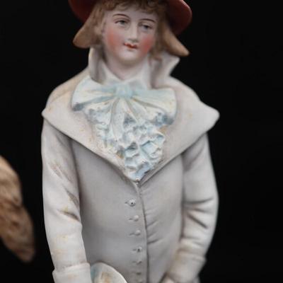 Vintage Hand Painted Man and Woman Figurines