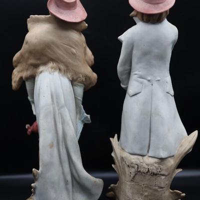 Vintage Hand Painted Man and Woman Figurines