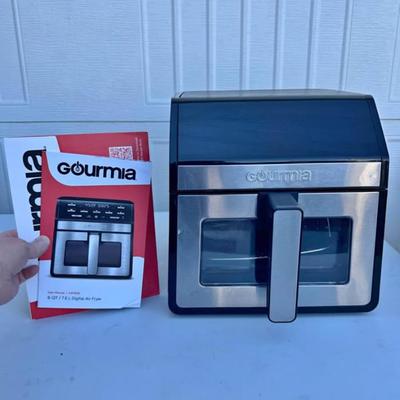 A - Gourmia 8 Quart Digital Air Fryer with Window & Light