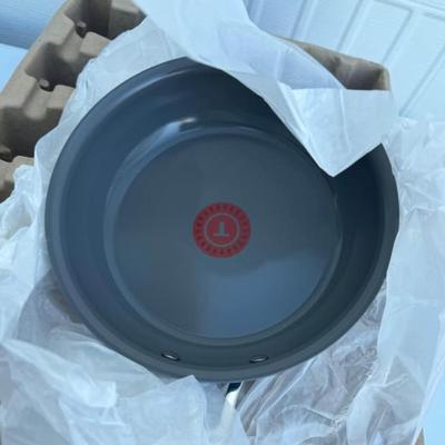 A - T-fal Forged Non-Stick Set 10 Piece Cookware in Blue