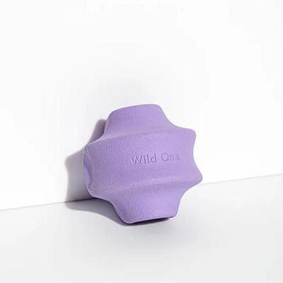 Wild One Twist Toss Dog Toy 100% Natural Rubber, Fun to Chew, Durable for Average Chewers, Fetch Toy, Treat Dispensing Lilac Purple