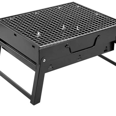 Portable Gas Grill Mini Home Charcoal Grill Outdoor BBQ Foldable Camping Stainless Steel