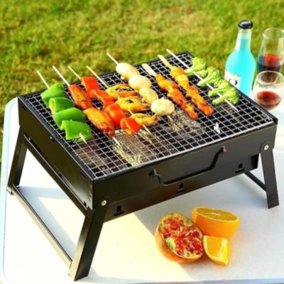Portable Gas Grill Mini Home Charcoal Grill Outdoor BBQ Foldable Camping Stainless Steel