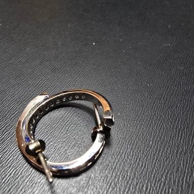 Sterling steel Hoop earrings and bracelet