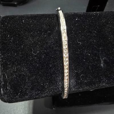 Sterling steel Hoop earrings and bracelet