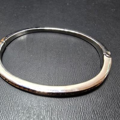 Sterling steel Hoop earrings and bracelet